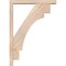 Ekena Millwork Merced Block Smooth Bracket w/ Offset Brace, Douglas Fir, 3 1/2"W x 20"D x 28"H BKT0402X20X28MRC05SDF - alternate 2